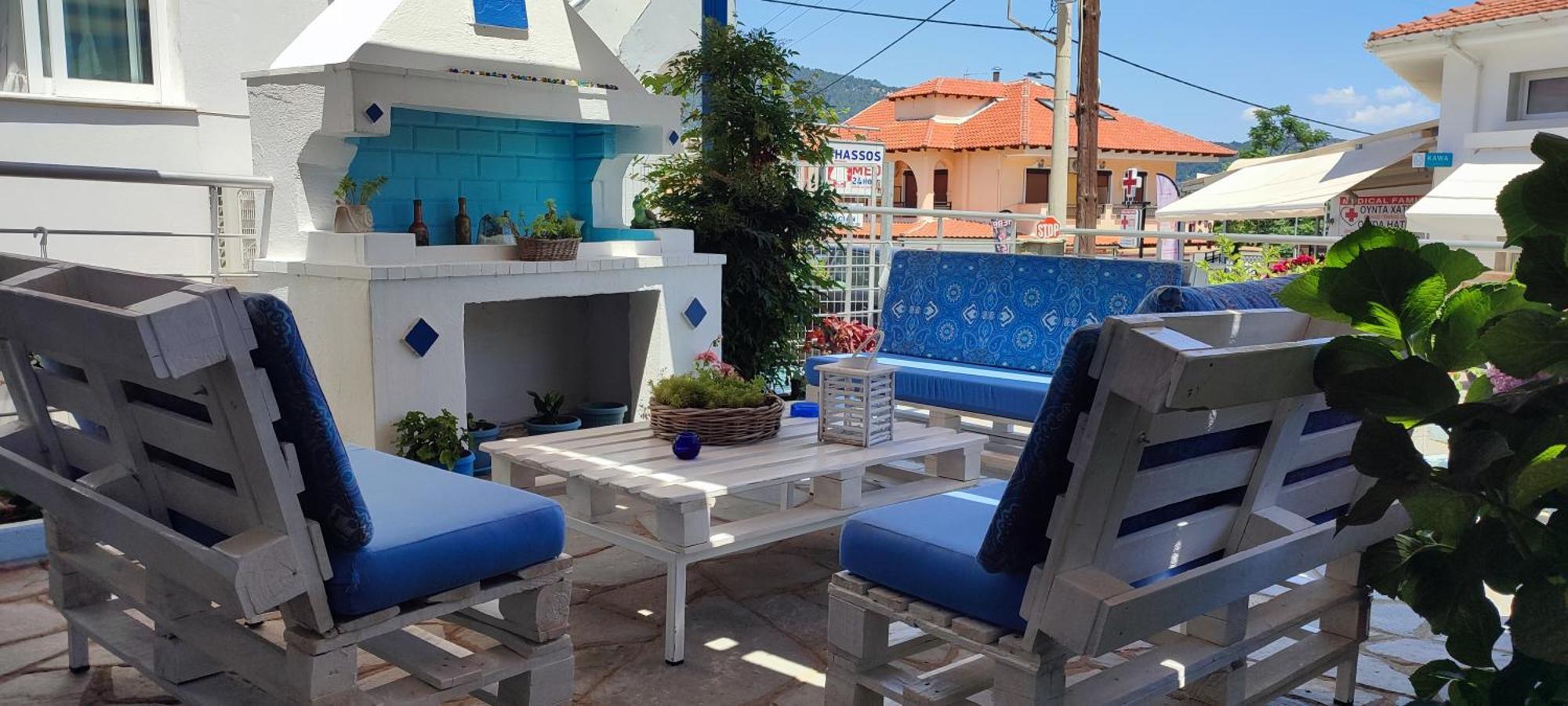 Celeste Deluxe Apartments Skala Potamia  Esterno foto