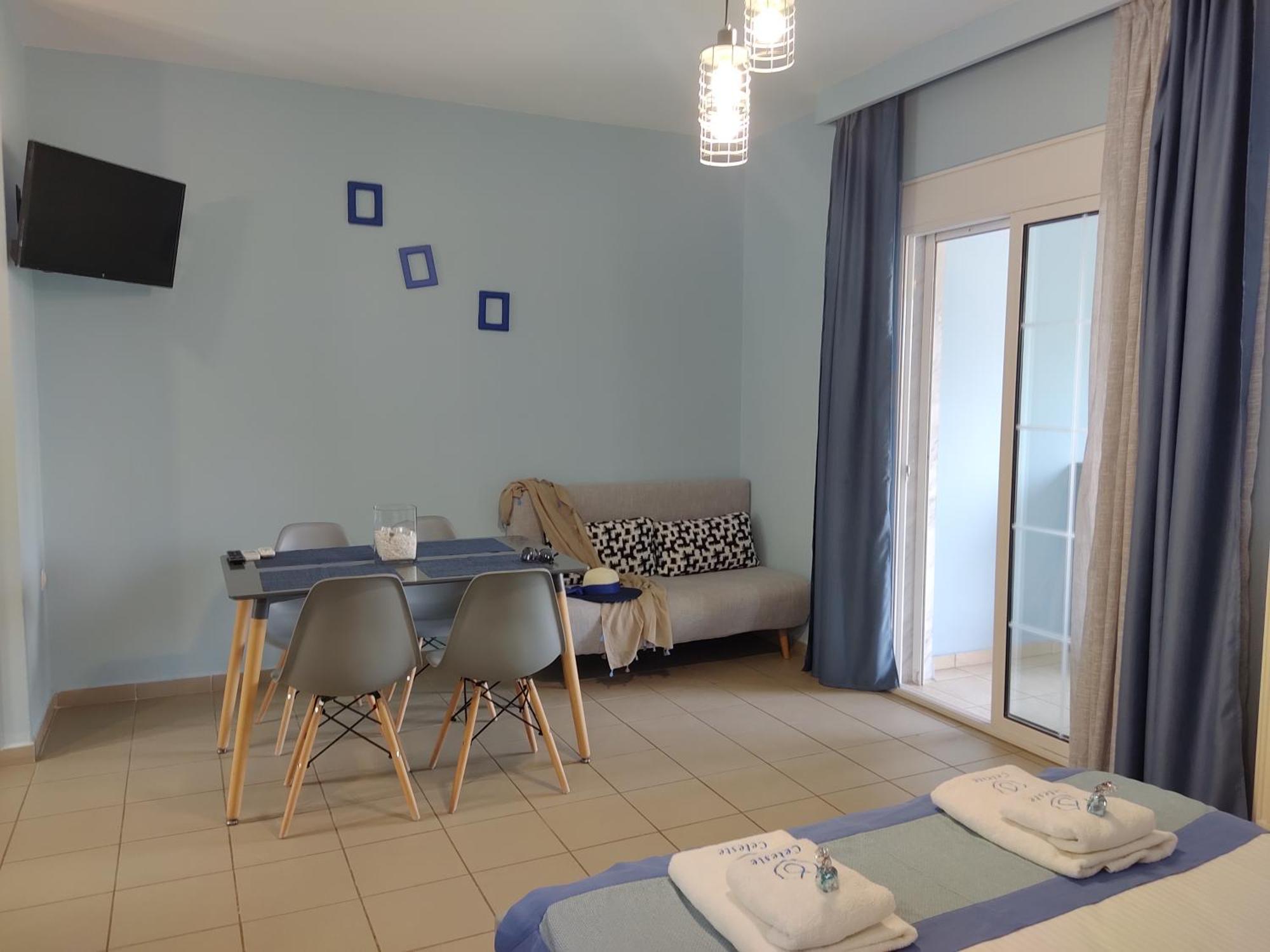 Celeste Deluxe Apartments Skala Potamia  Esterno foto