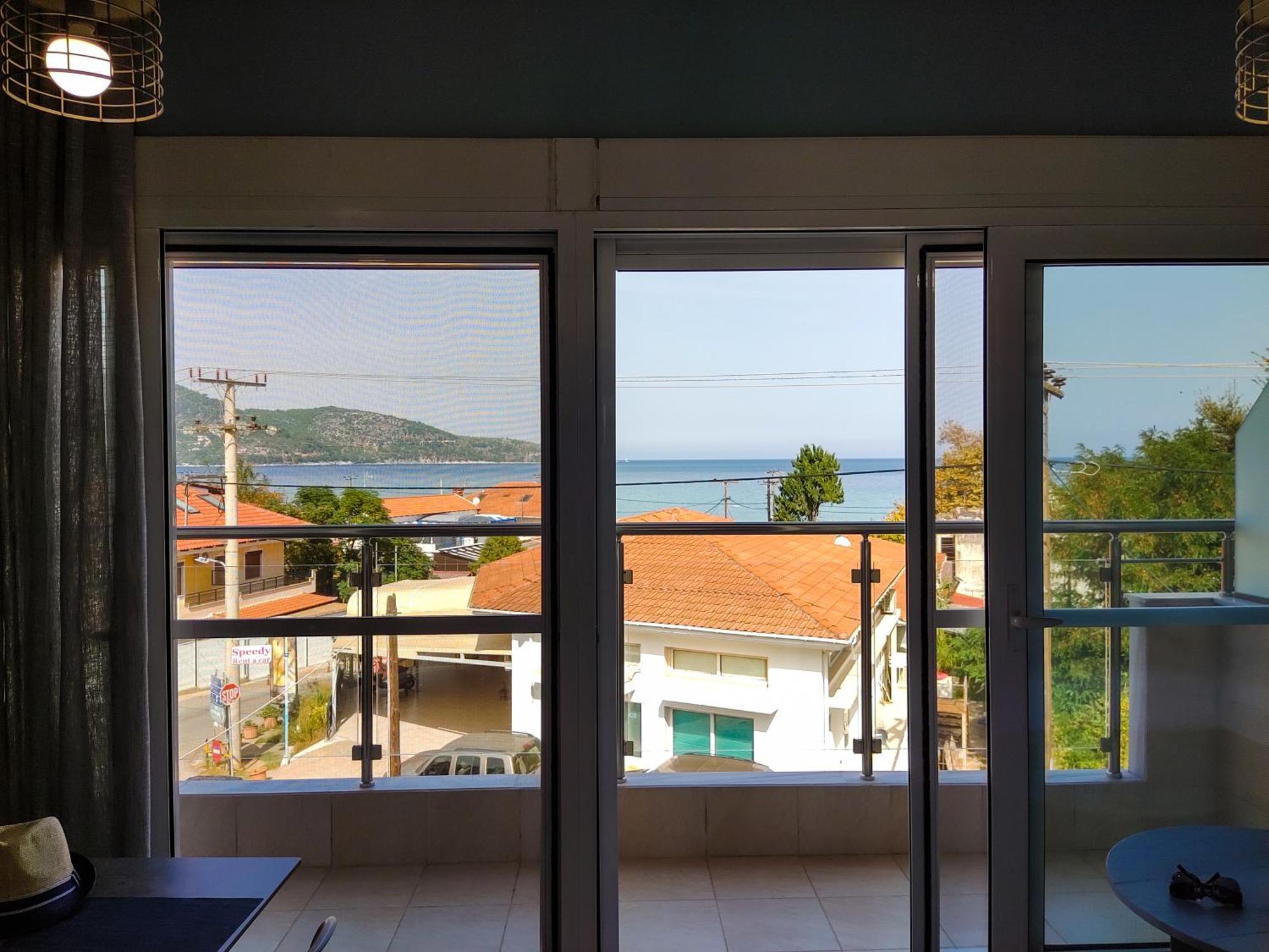 Celeste Deluxe Apartments Skala Potamia  Camera foto